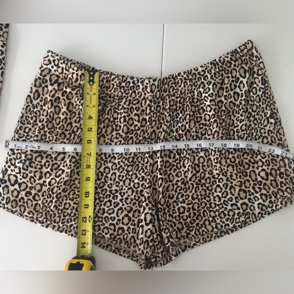 ❌sold on other ❌site!leopard Print Long Sleeve Short Pajama/Loungewear Set -Wom - Picture 6 of 6